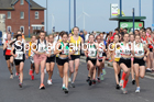 Girls under-13s 2021 Northern 6 and 4 Stage and Young Athletes Road Relays, Redcar. Photo: David T. Hewitson/Sports for All Pics
